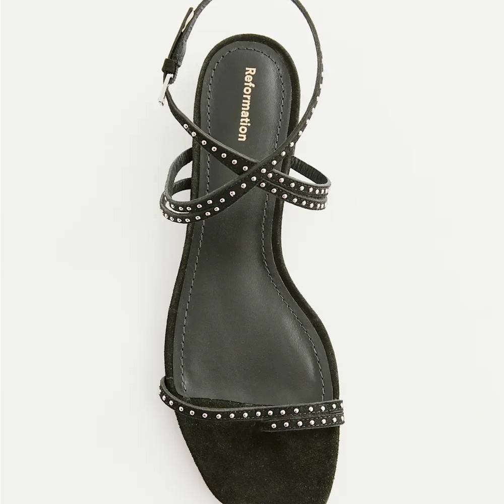 Reformation Lauren Flat Strappy Sandals